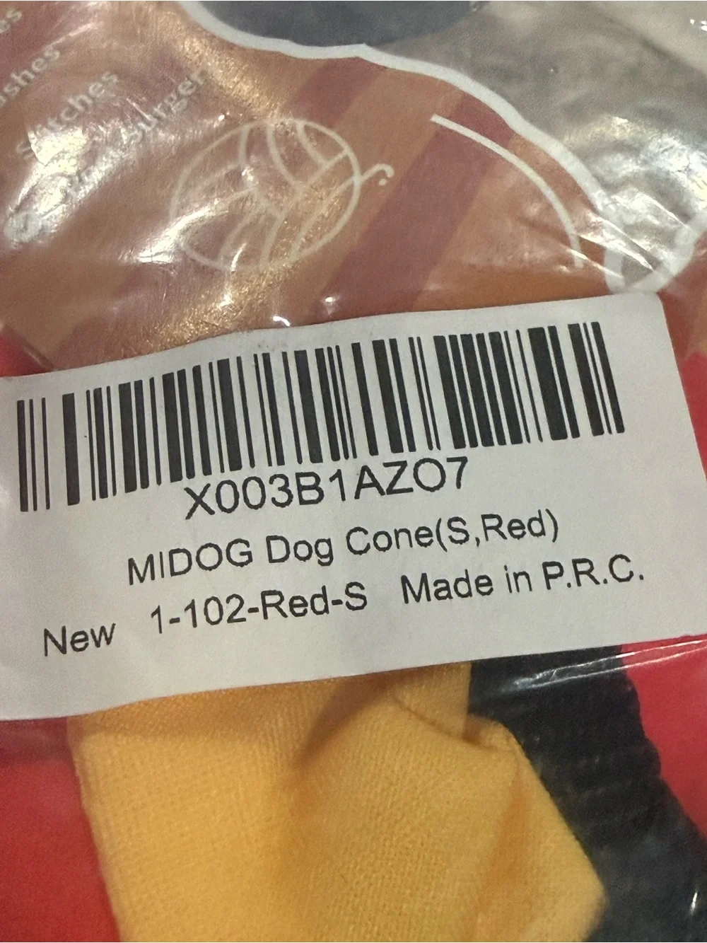MiDog Soft Pet Inflatable Protective Collar Cone for Dogs and Cats Sz. Small New